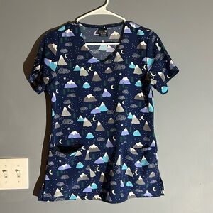 Zoe + Chloe scrub top